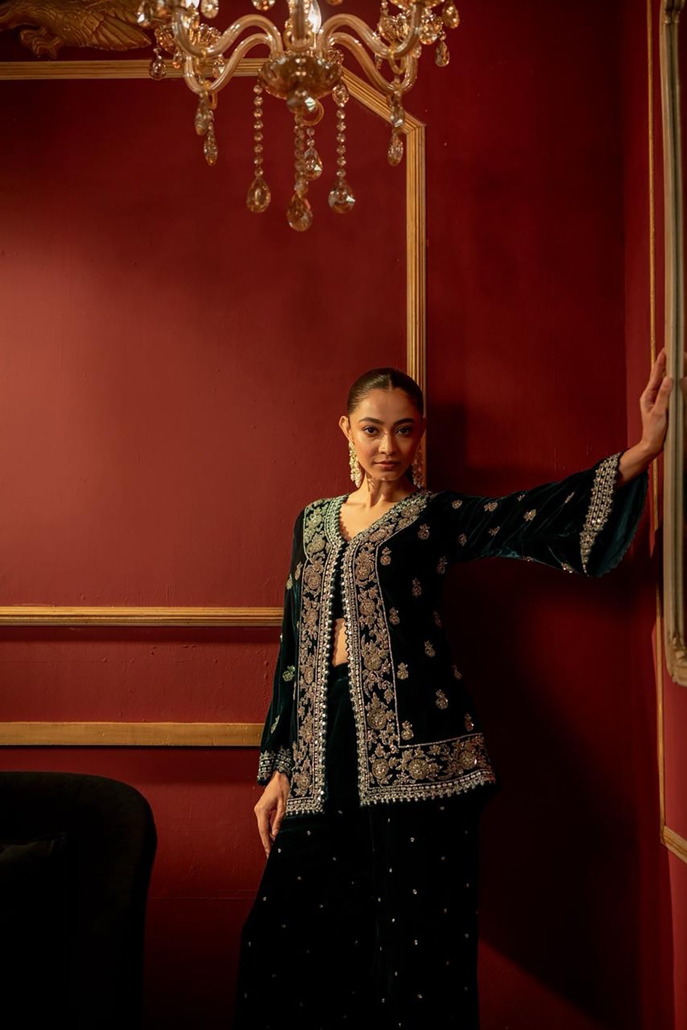 Emerald Enchanté Velvet Ensemble