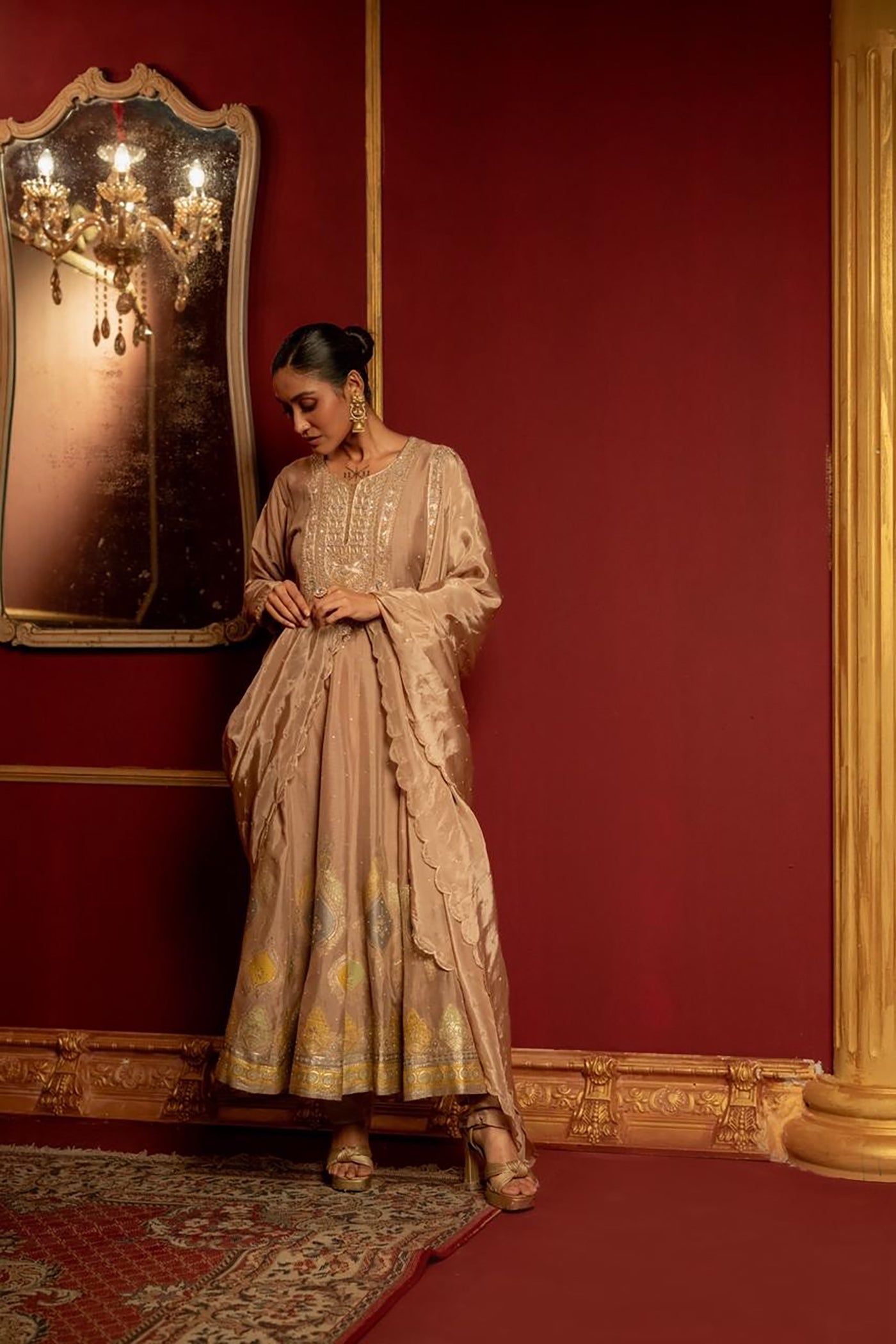 Golden Sands Anarkali Ensemble