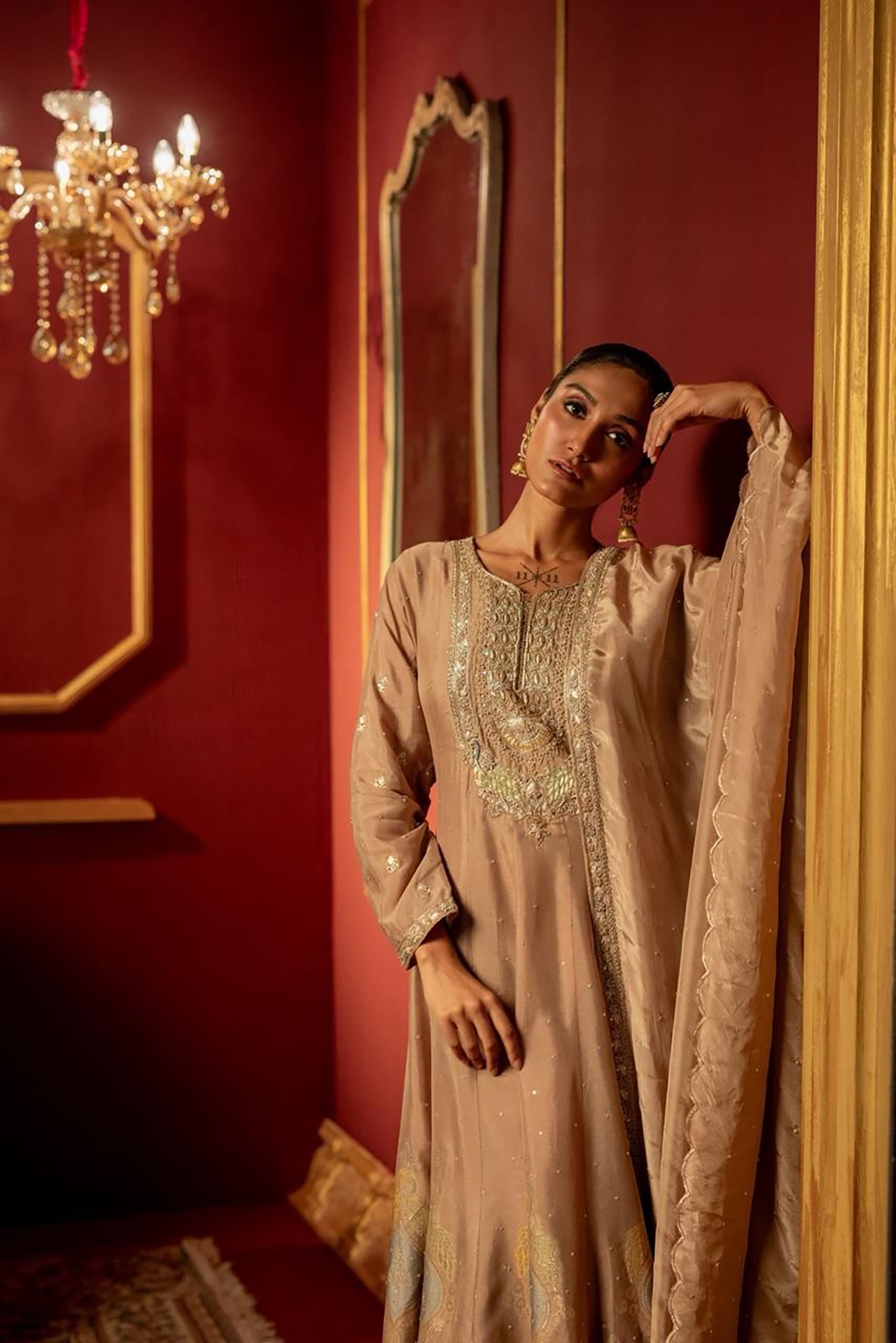 Golden Sands Anarkali Ensemble