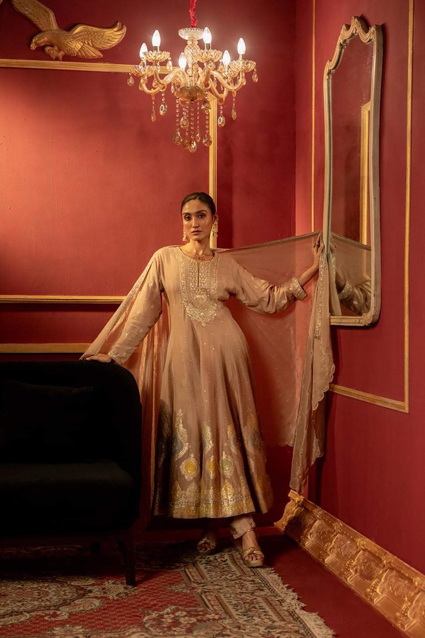 Golden Sands Anarkali Ensemble