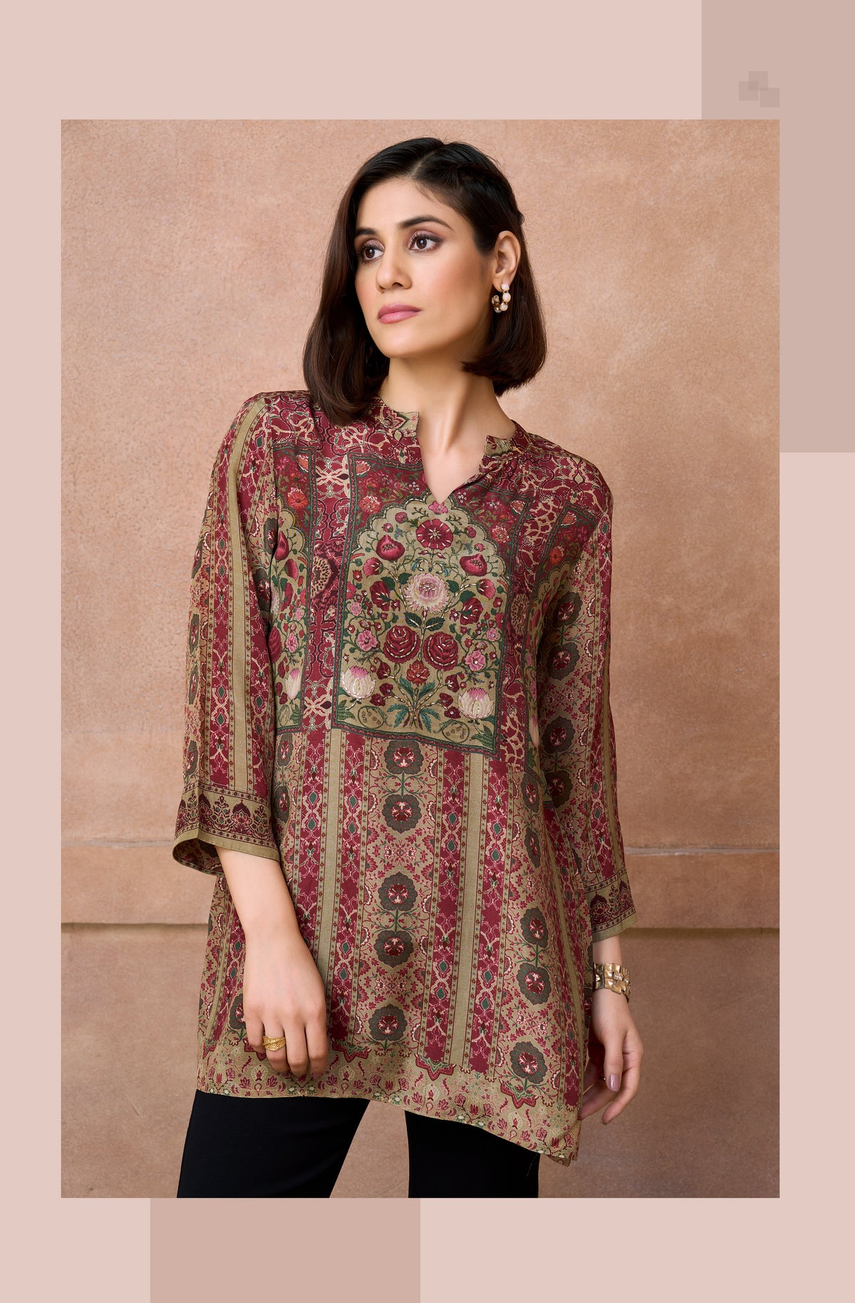 Crepe Printed Top