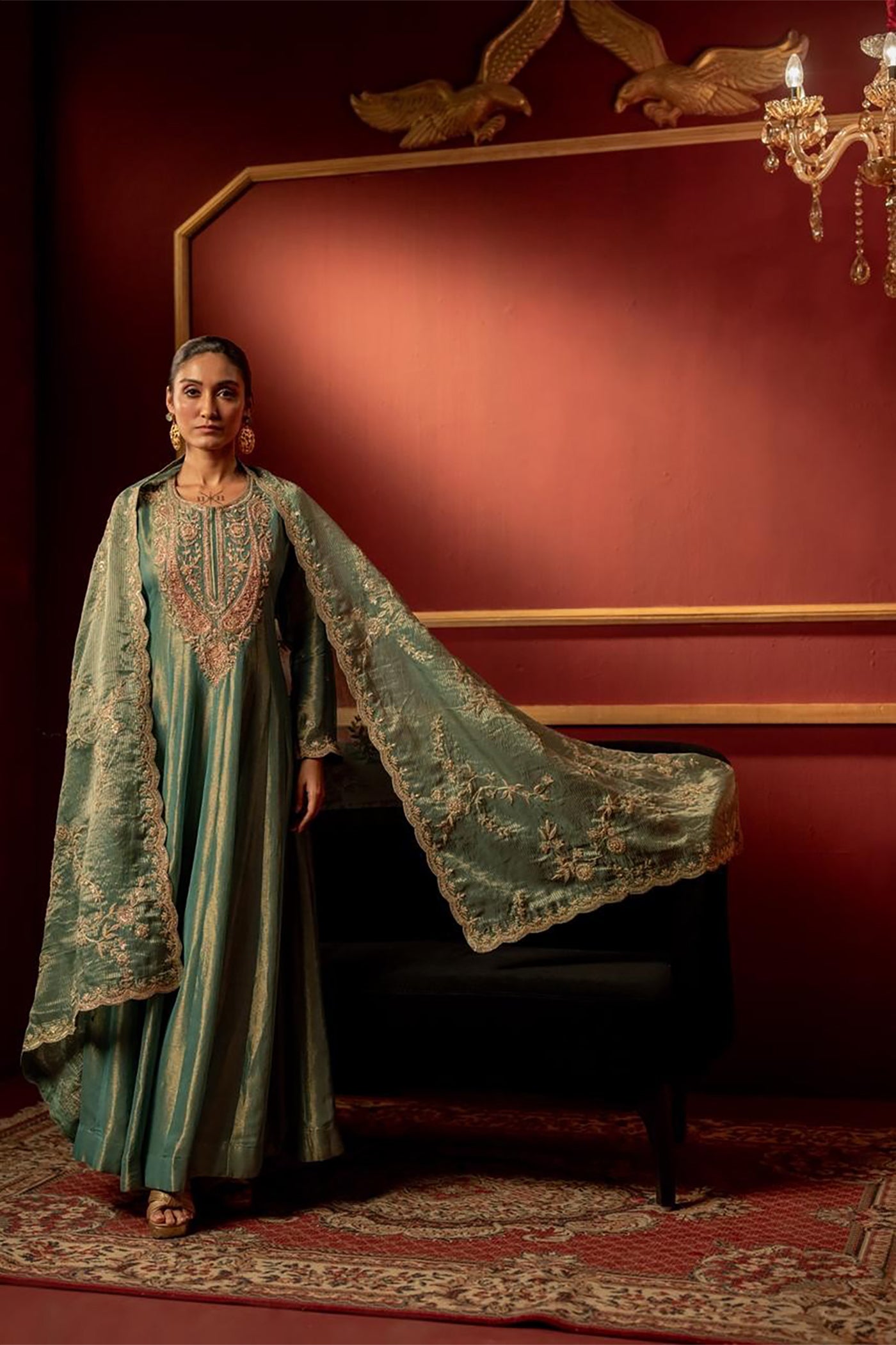 Celestial Sage Anarkali Ensemble