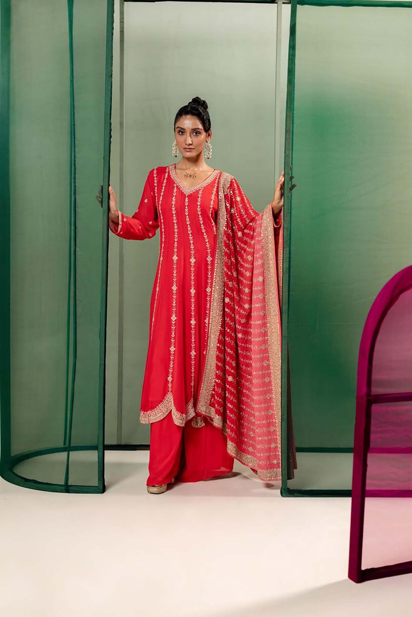 Crimson Grace Kurta Set